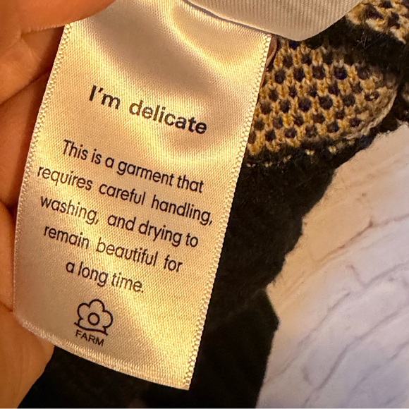 Farm Rio Arabesque Balloon-Sleeve Sweater Size Large - Picture 11 of 12